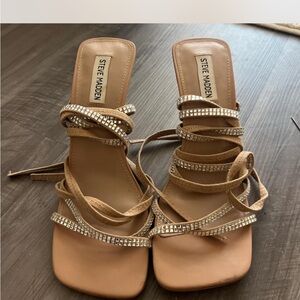 Steve Madden Tan Strappy Women's Sandals